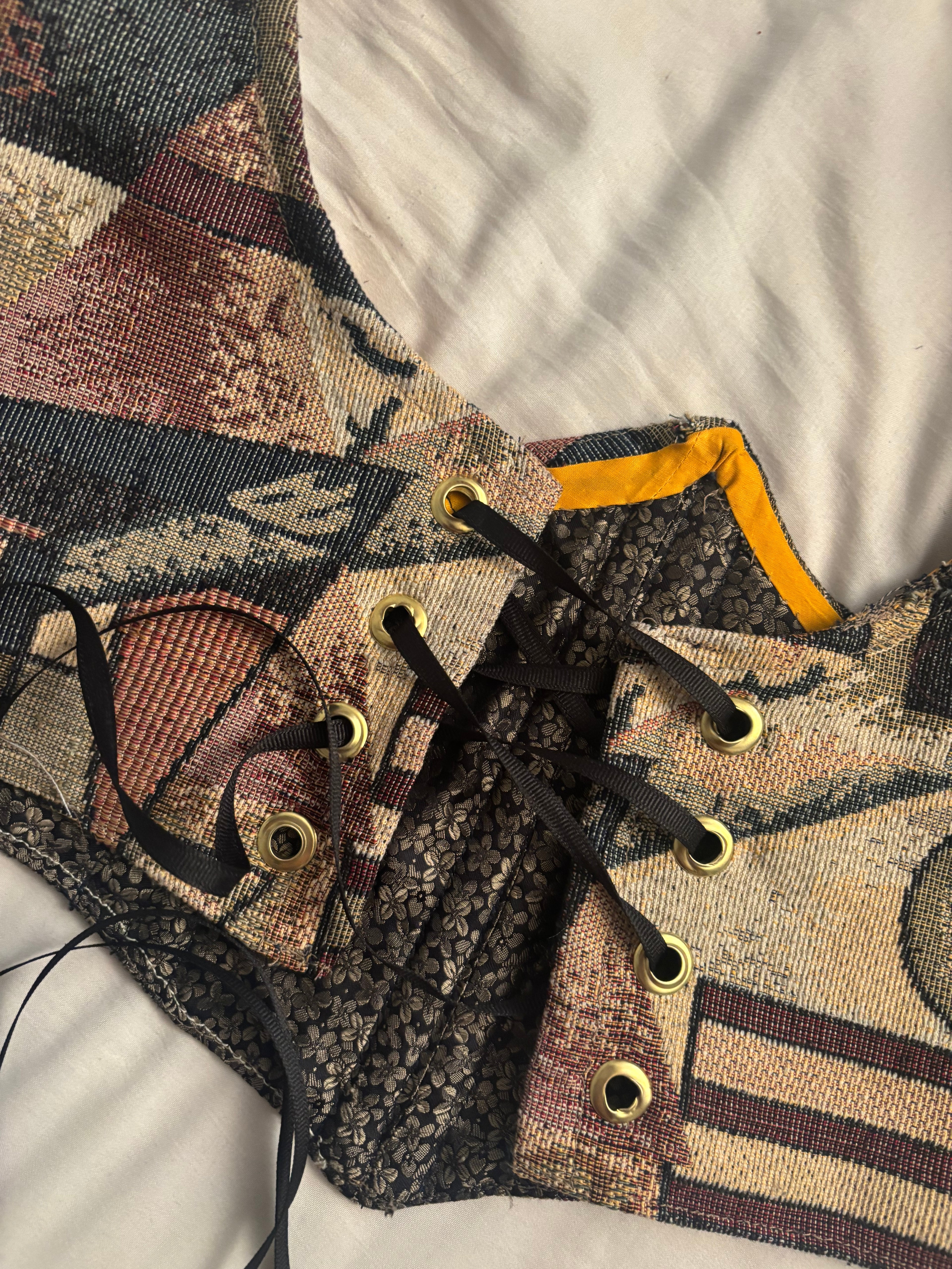 “Vivian” lace up corset