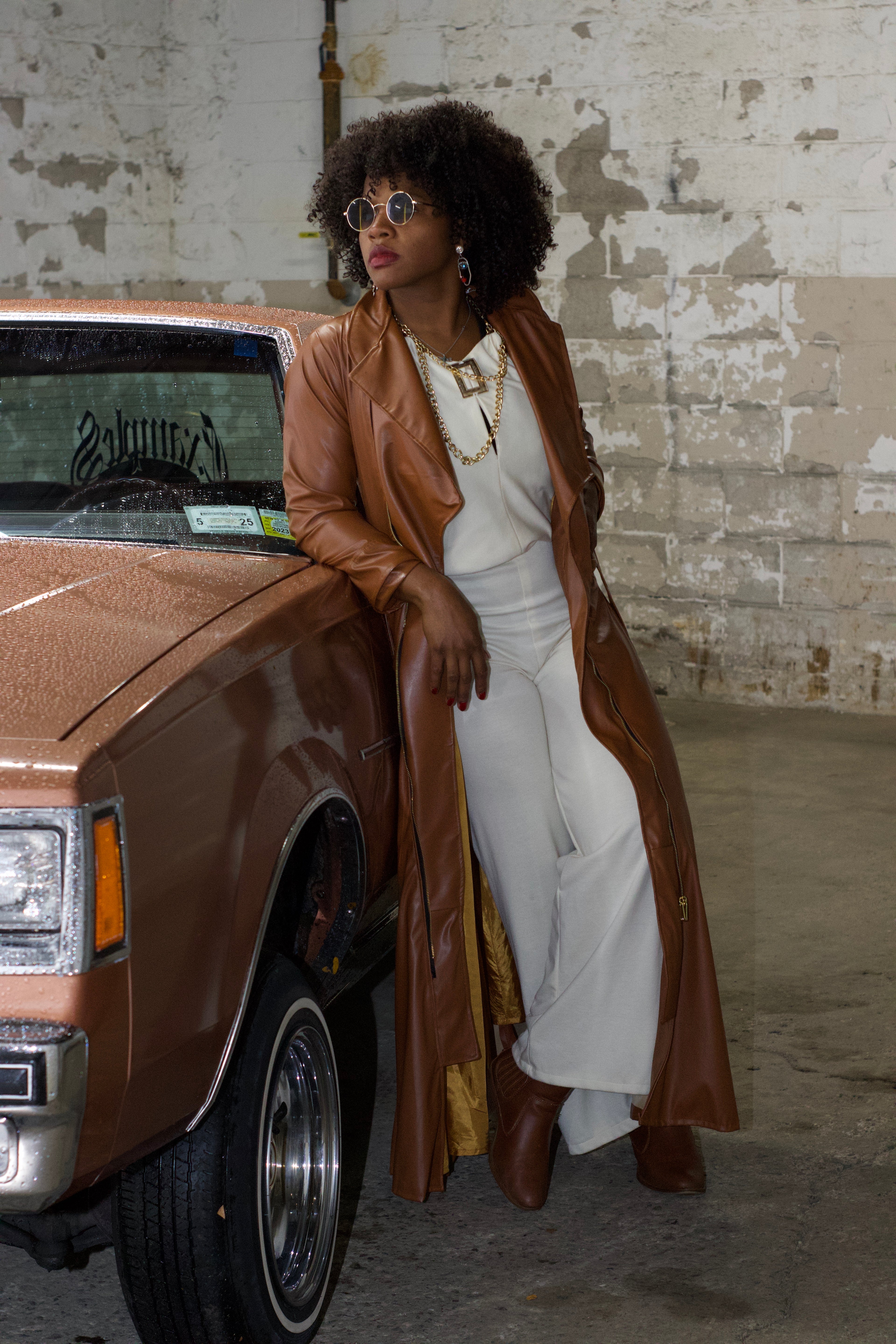 “Mahagony” vixen trench coat