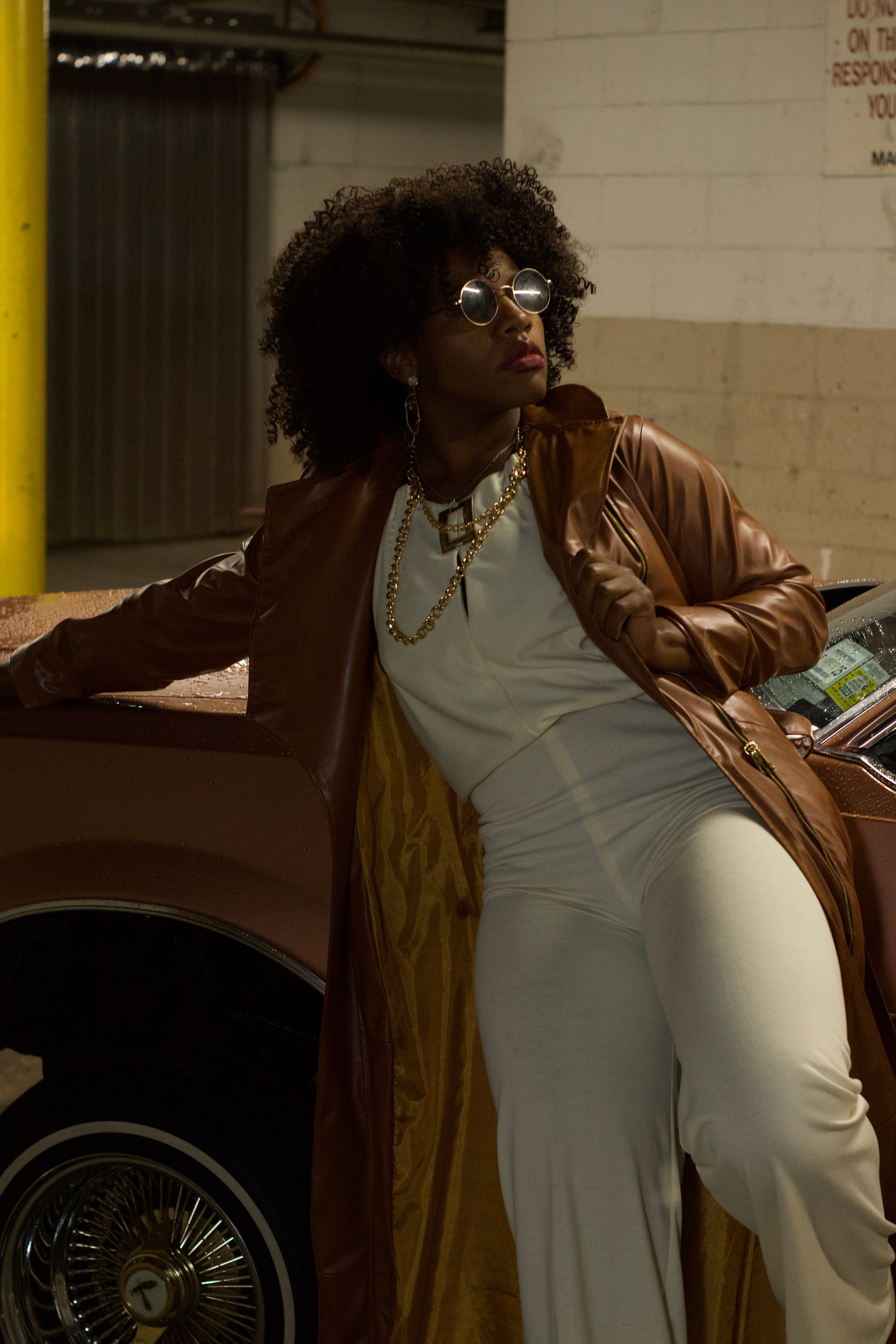 “Mahagony” vixen trench coat