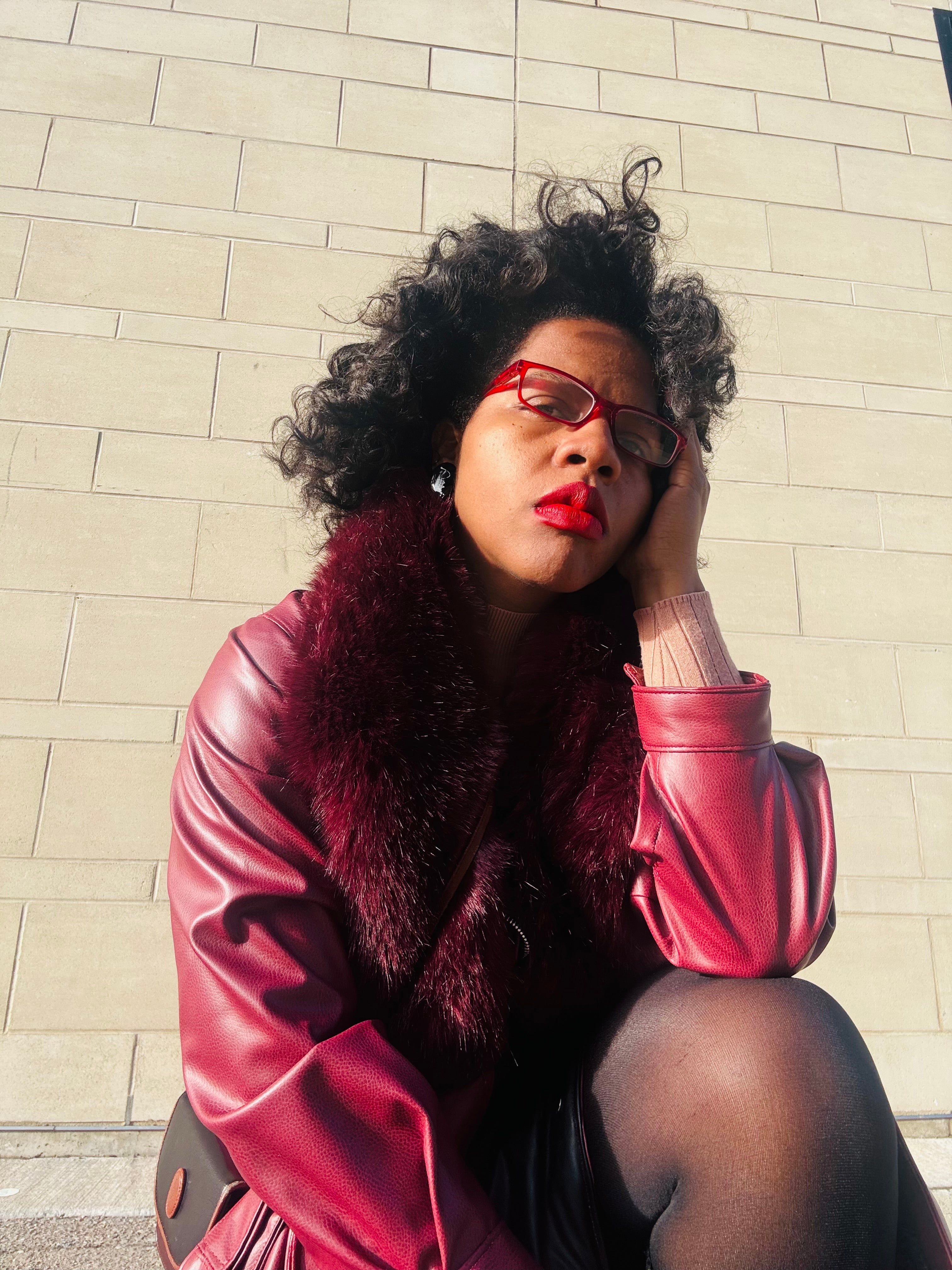 “Divinity” patchwork vixen coat