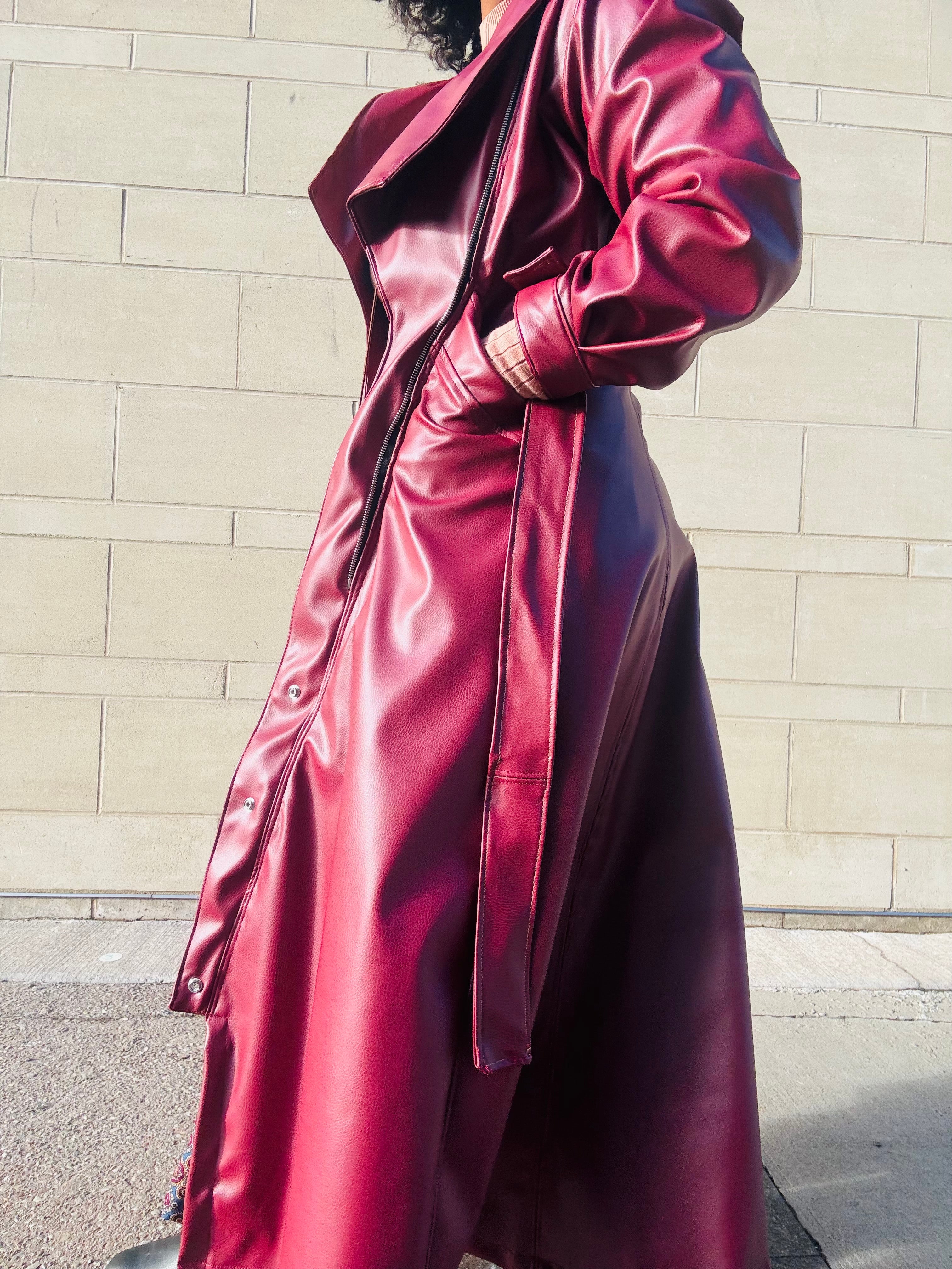 “Divinity” patchwork vixen coat