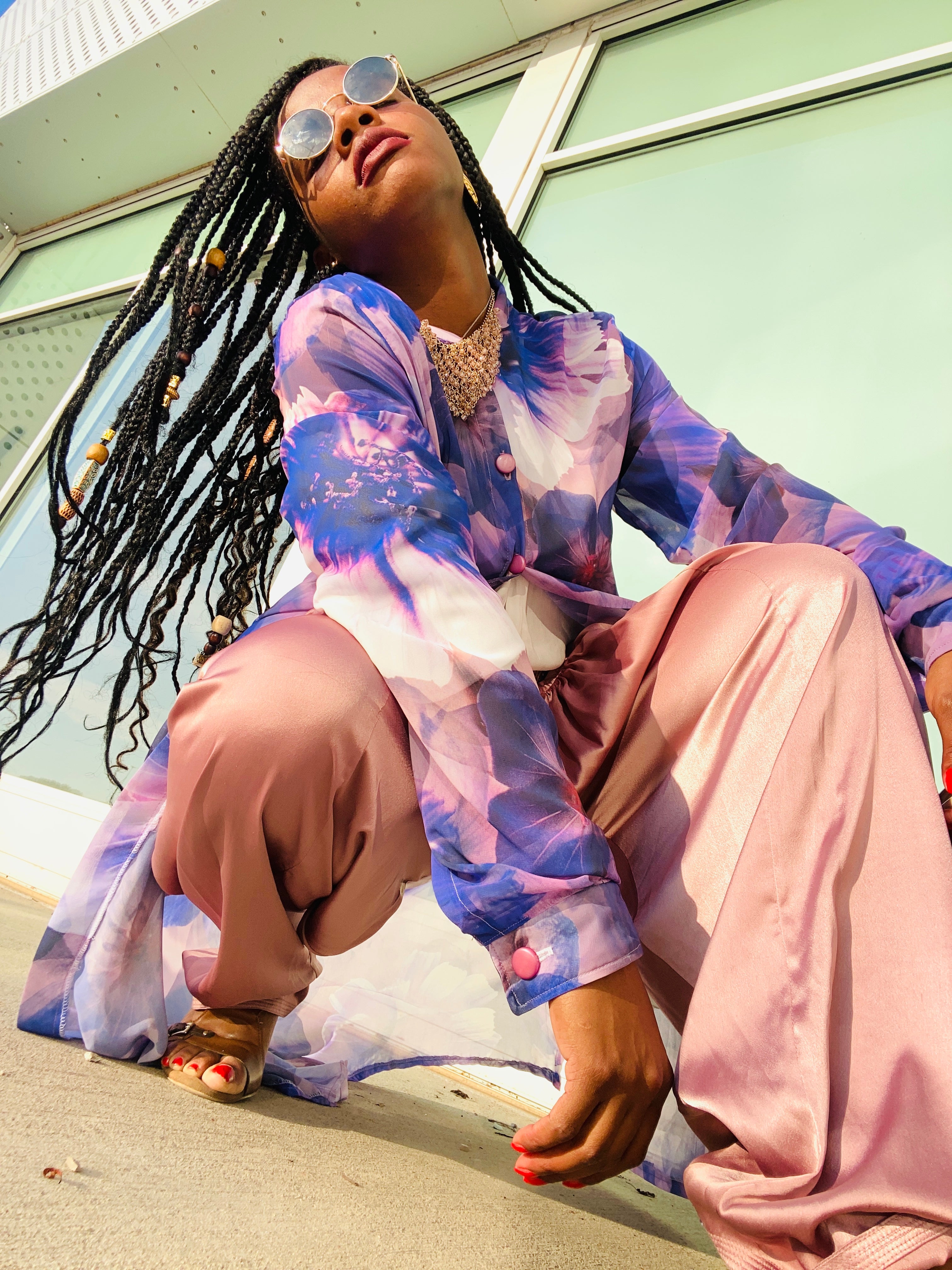 “Proverb” Lounge set floral