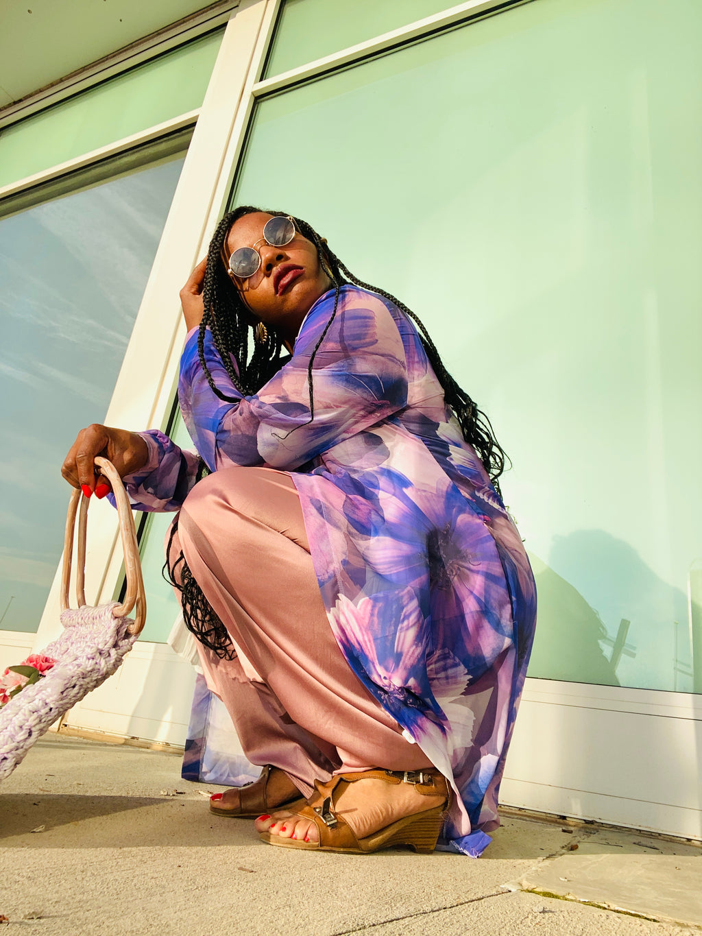 “Proverb” Lounge set floral