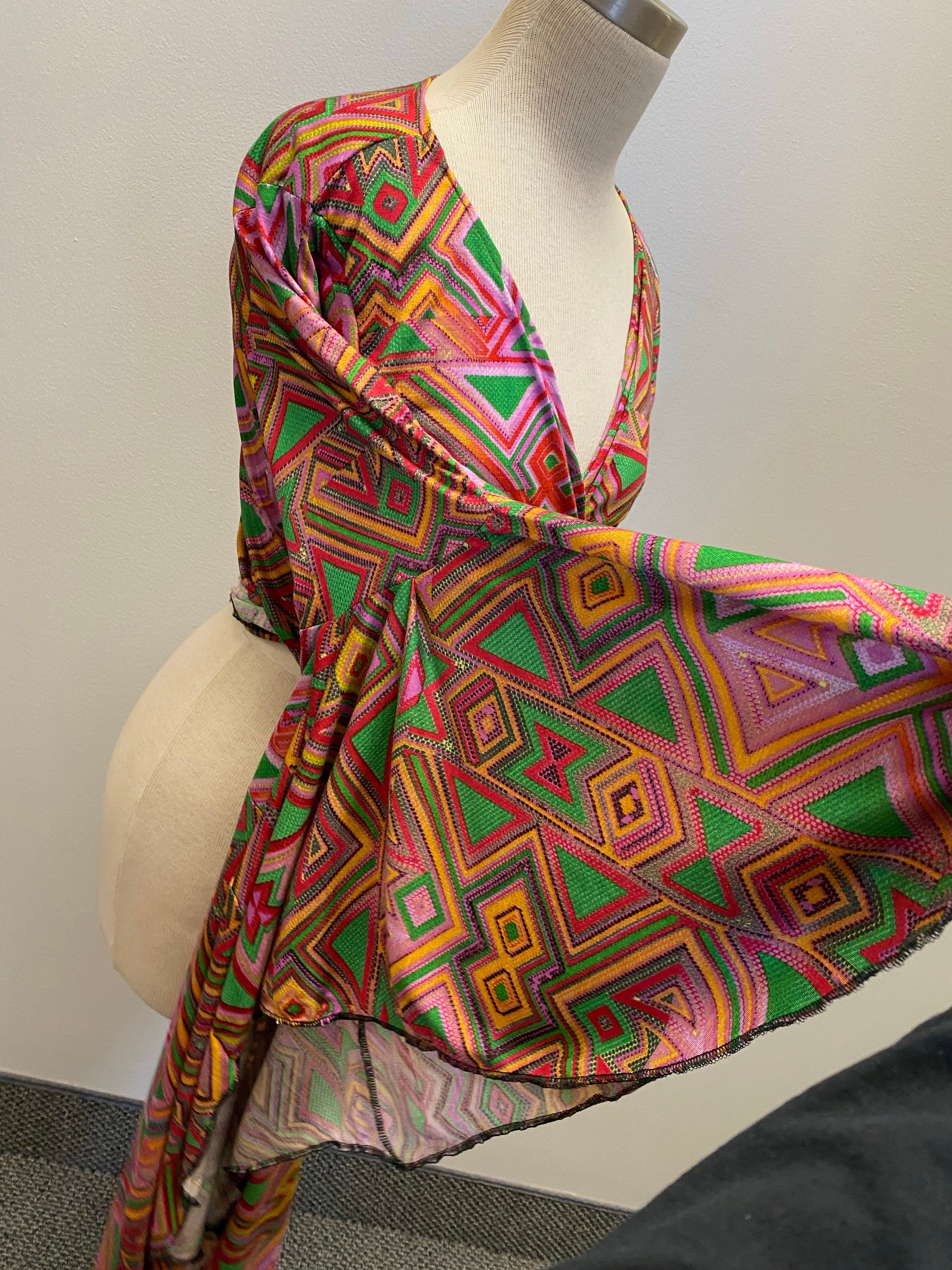 “Esther” wrap around blouse