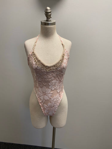 “Juliet” pink floral bodysuit