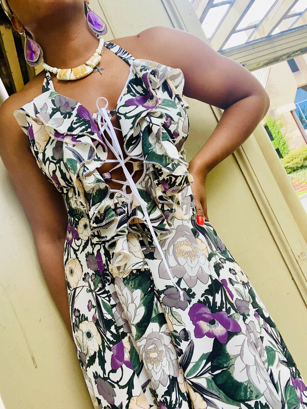 “Rendezvous” ruffle dress