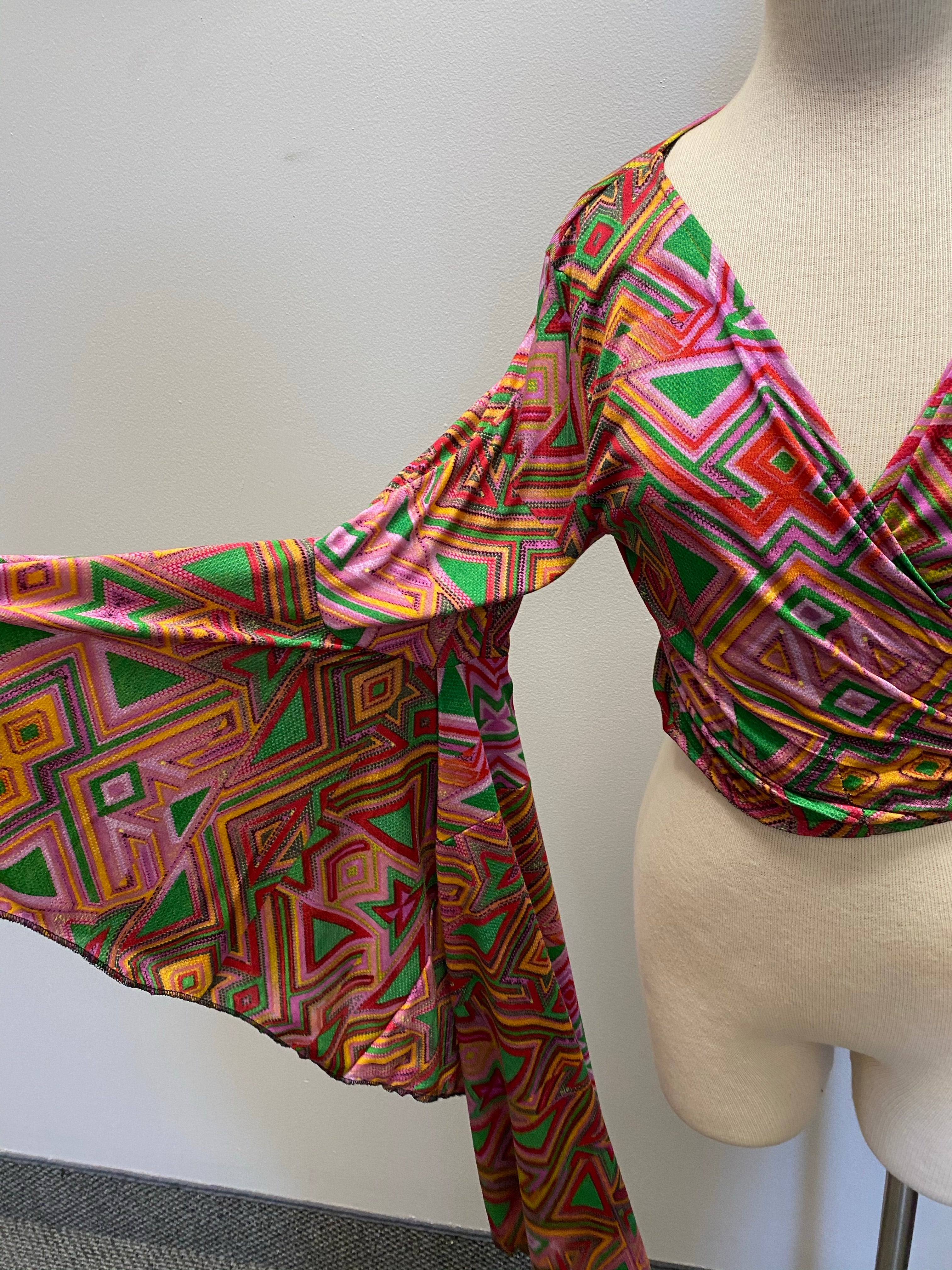 “Esther” wrap around blouse