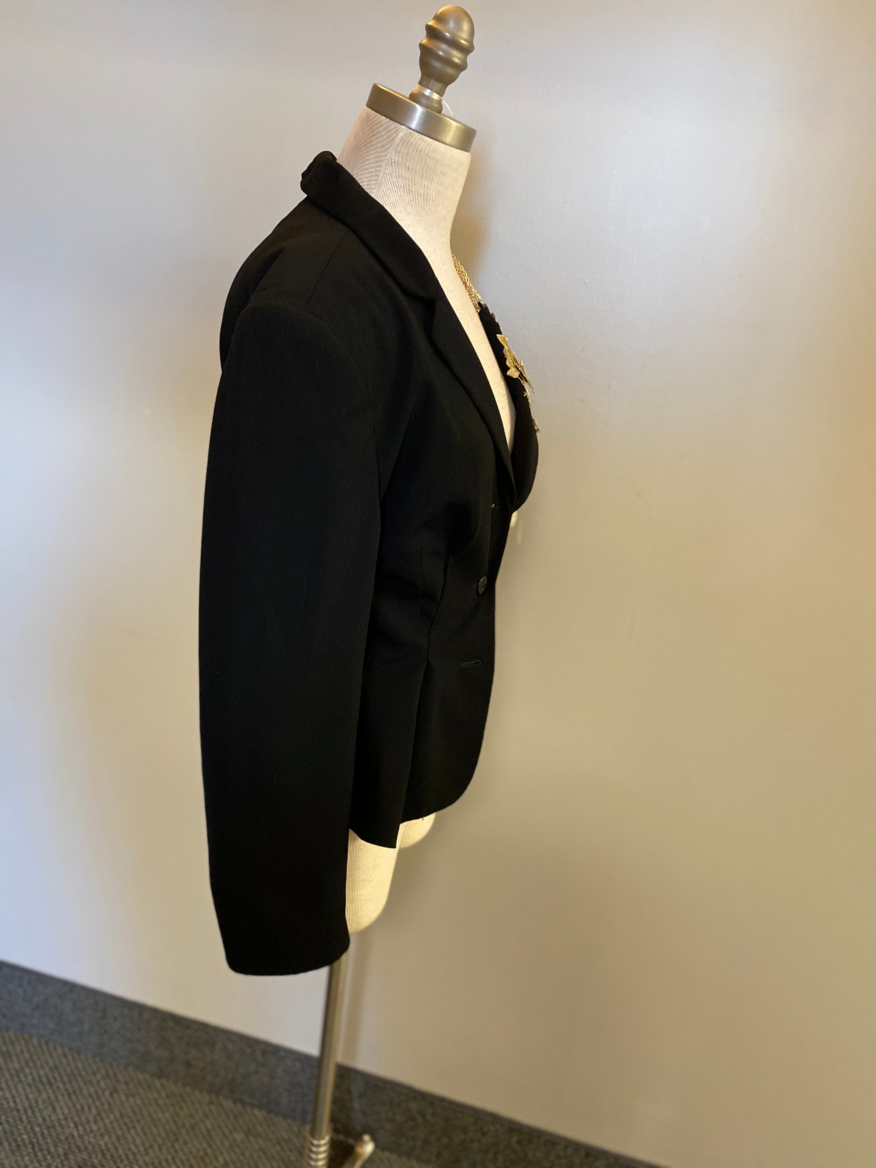 Asymmetrical party blazer