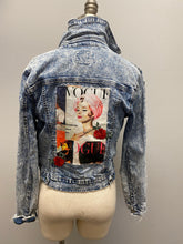 “Vogue it out” denim jacket set
