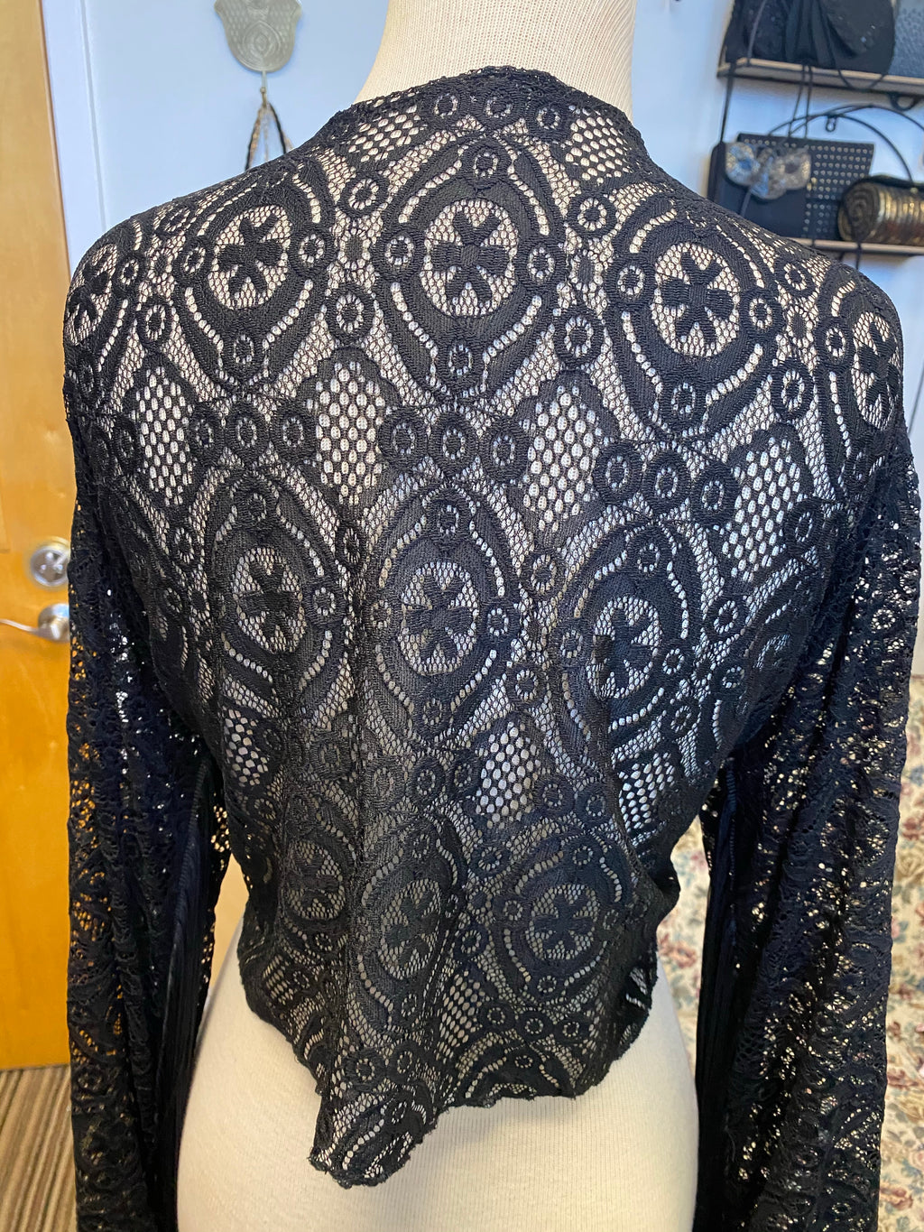 “Dancing Queen Sarah ” fringe lace blouse