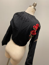 “Fringe and roses” jacket